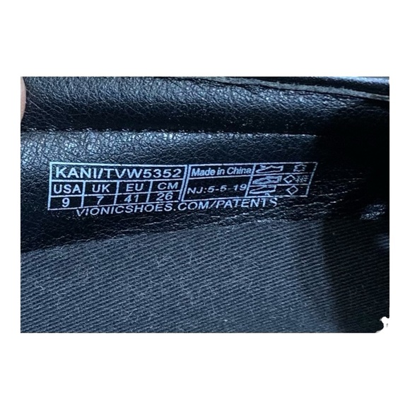 Women’s Vionic Kanti Black Suede Slip Ons Size 9 - Picture 8 of 8